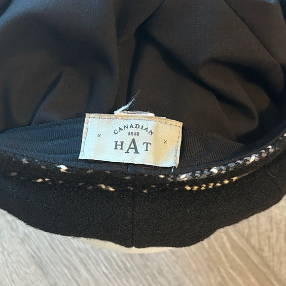 Black Newsboy Cap ladies - Picture 2 of 5